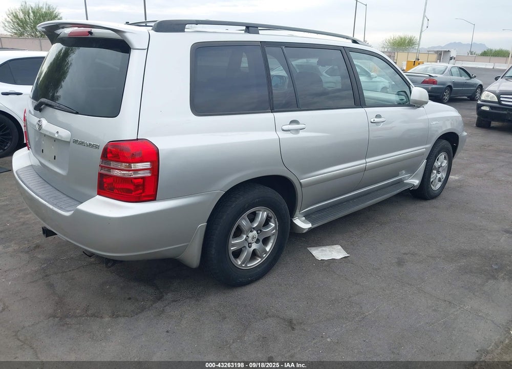 2002 TOYOTA HIGHLANDER LIMITED V6 VIN: JTEHF21A420053917