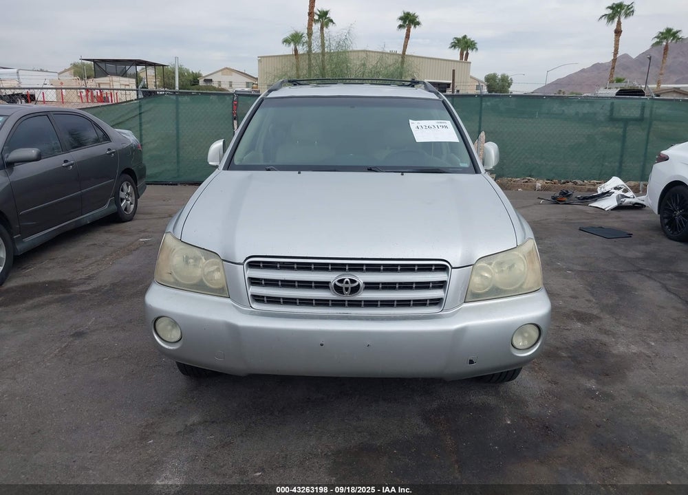 2002 TOYOTA HIGHLANDER LIMITED V6 VIN: JTEHF21A420053917