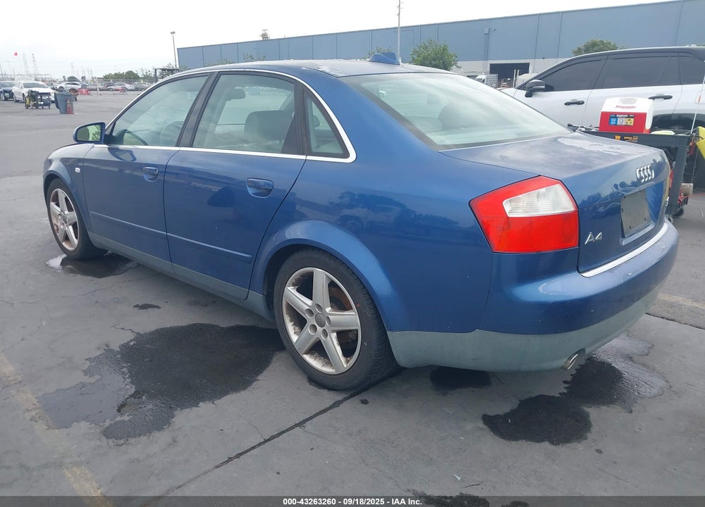 2004 AUDI A4 3.0 QUATTRO VIN: WAULT68E64A068145