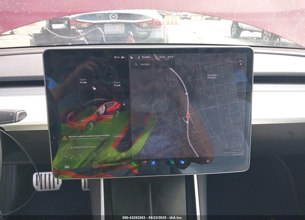 2019 TESLA MODEL 3 LONG RANGE/PERFORMANCE VIN: 5YJ3E1EB8KF393510
