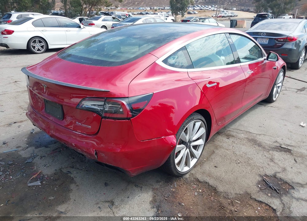 2019 TESLA MODEL 3 LONG RANGE/PERFORMANCE VIN: 5YJ3E1EB8KF393510