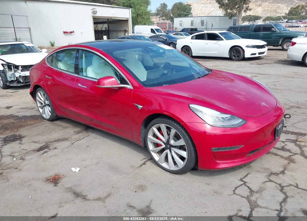 2019 TESLA MODEL 3 LONG RANGE/PERFORMANCE VIN: 5YJ3E1EB8KF393510