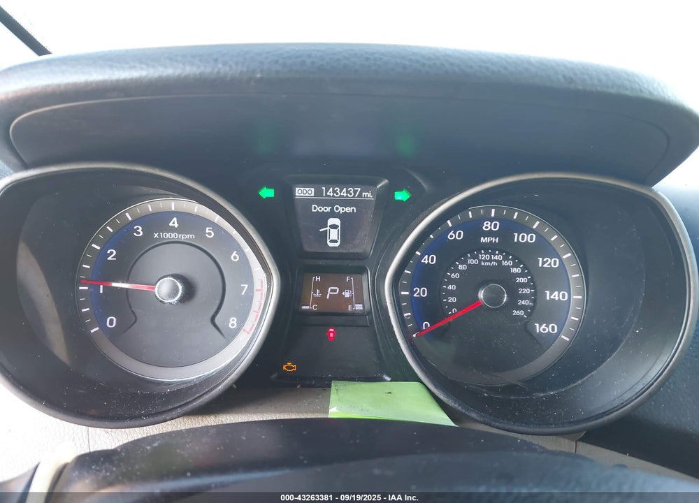 2013 HYUNDAI ELANTRA GT VIN: KMHD35LE9DU089073
