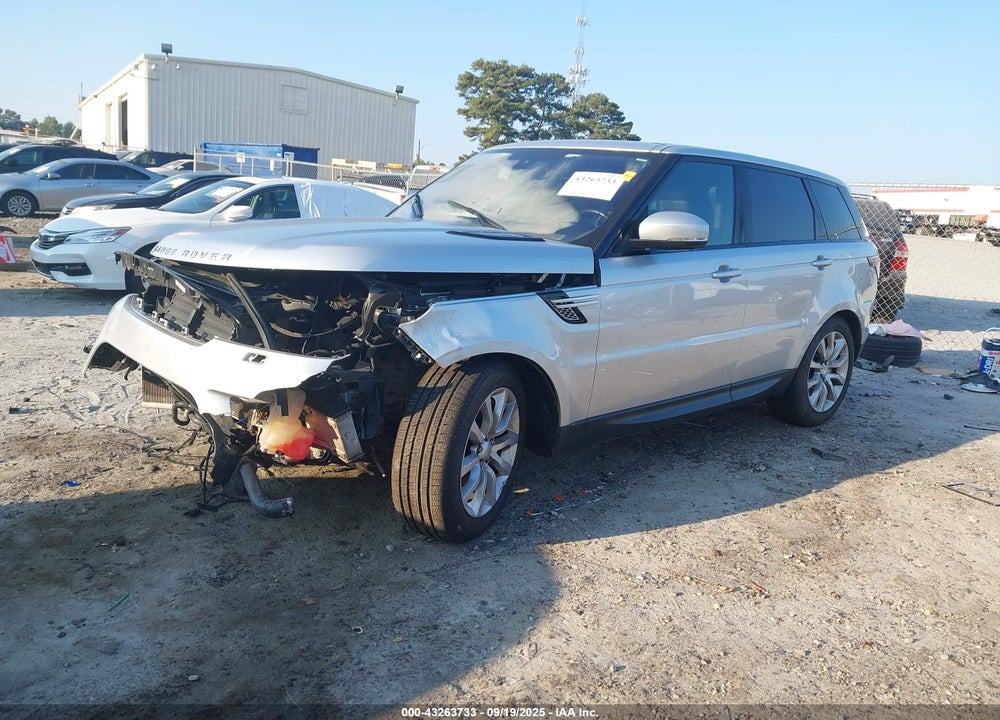 2016 LAND ROVER RANGE ROVER SPORT VIN: SALWR2KF3GA550657