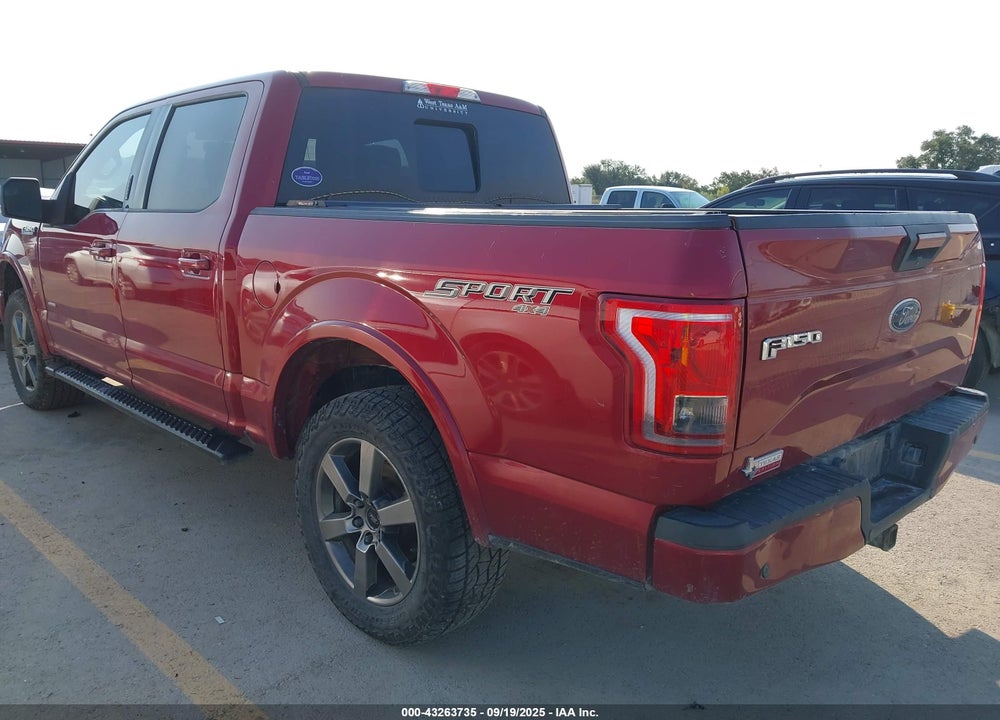 2016 FORD F-150 VIN: 1FTEW1EP8GKE23746