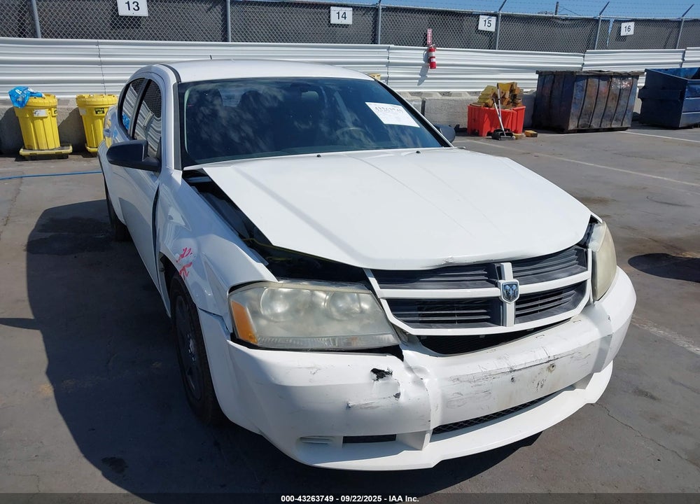 2010 DODGE AVENGER VIN: 1B3CC4FBXAN184583
