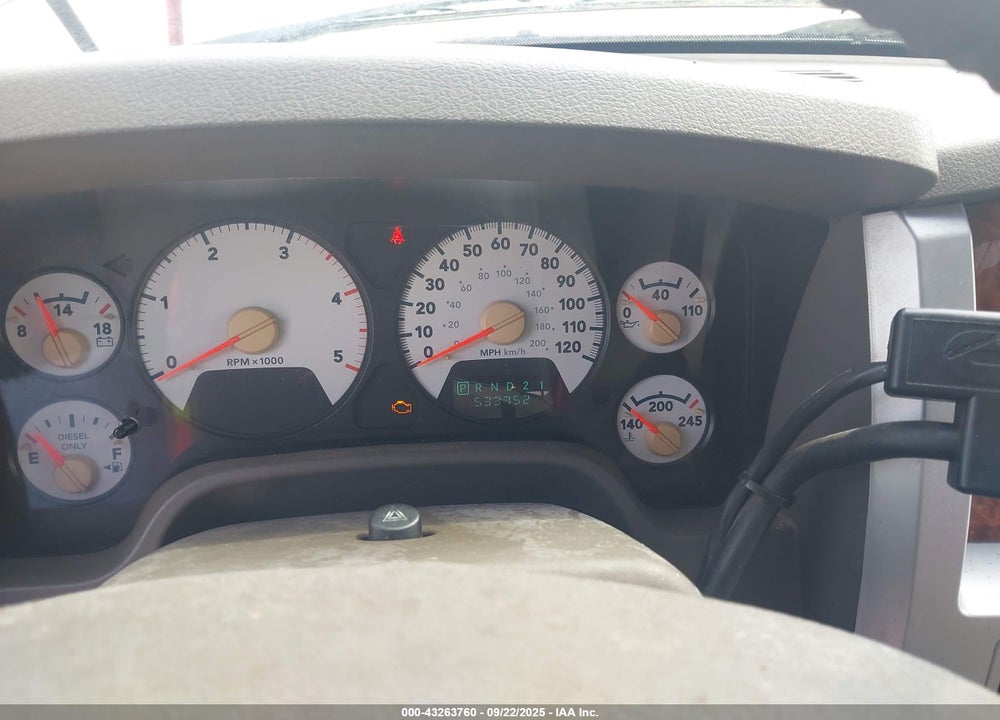 2006 DODGE RAM 3500 LARAMIE VIN: 3D7ML49C06G259479