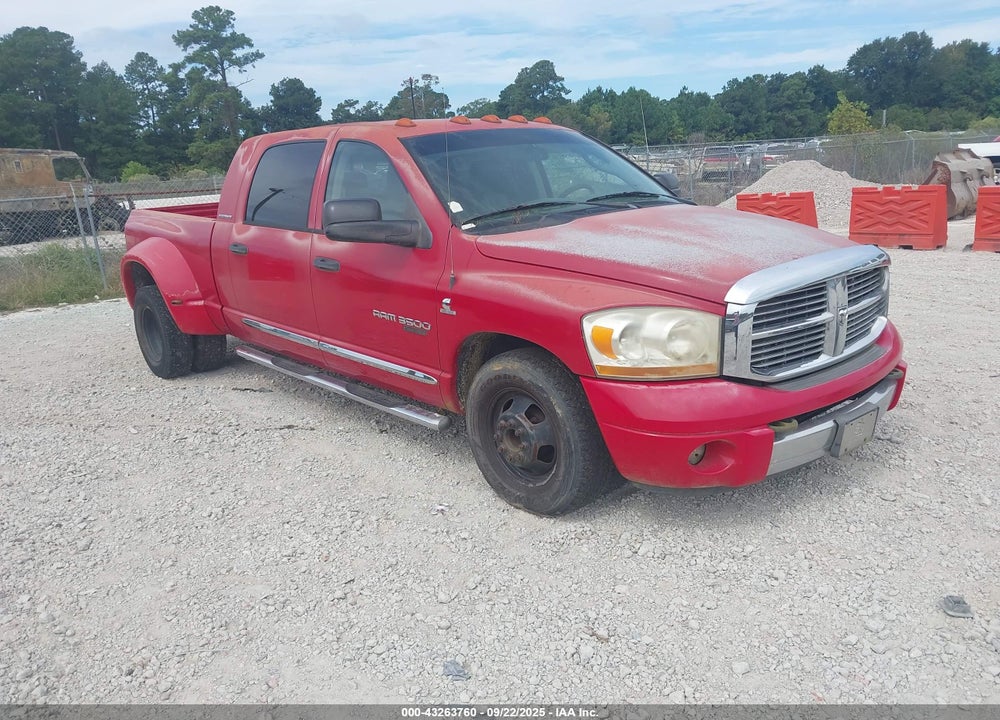 2006 DODGE RAM 3500 LARAMIE VIN: 3D7ML49C06G259479