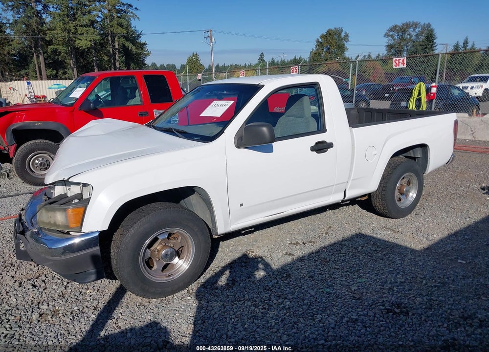 2007 CHEVROLET COLORADO WORK TRUCK VIN: 1GCCS149578136948
