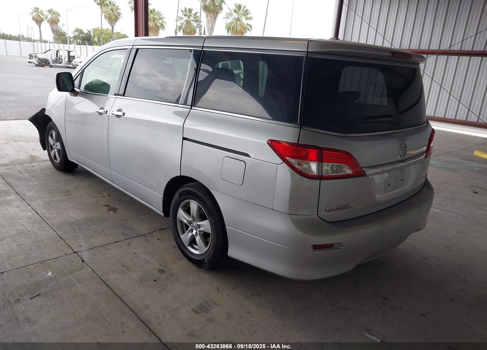 2013 NISSAN QUEST SV VIN: JN8AE2KP6D9068207