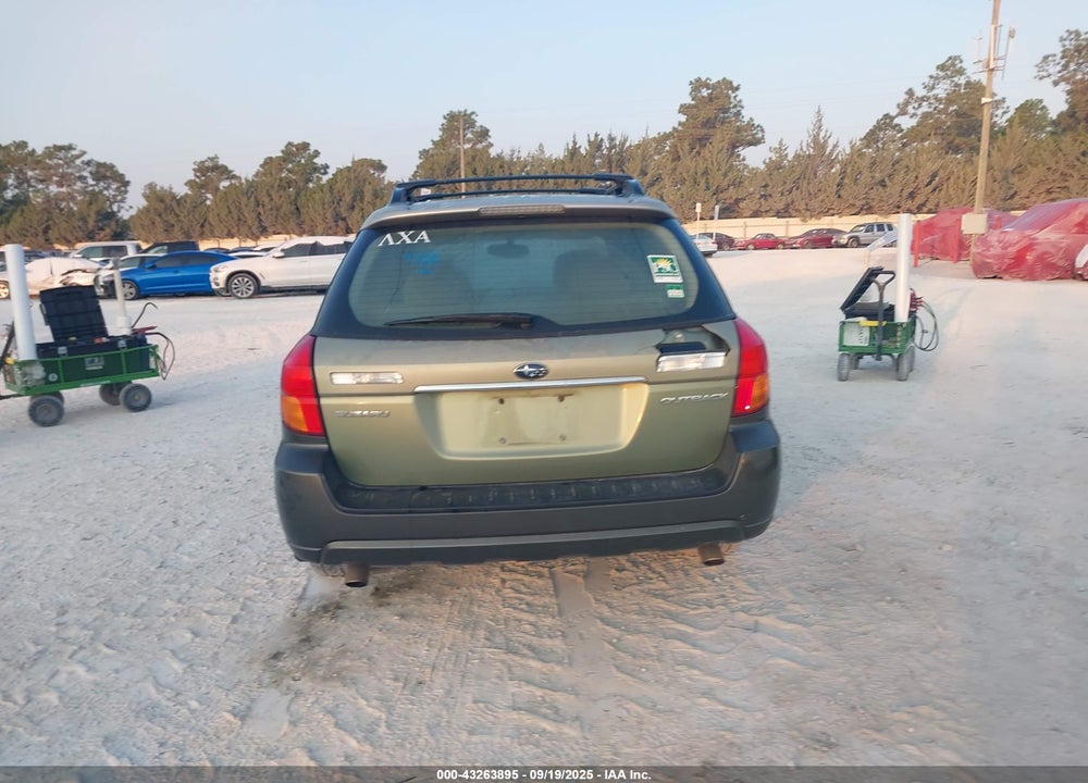 2006 SUBARU OUTBACK VIN: 4S4BP61C067318602