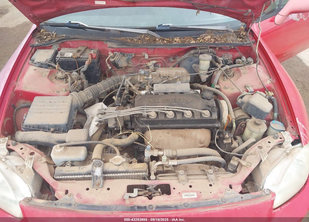 1997 HONDA DEL SOL SI VIN: JHMEH6263VS002810