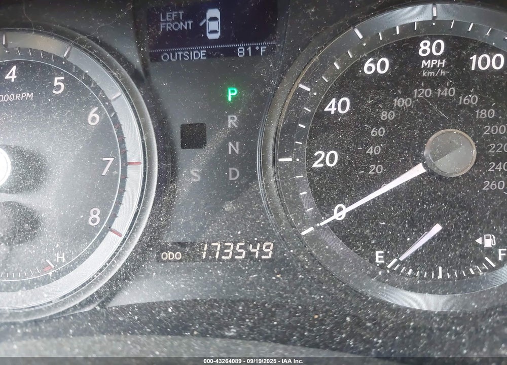 2007 LEXUS ES 350 VIN: JTHBJ46G472036448