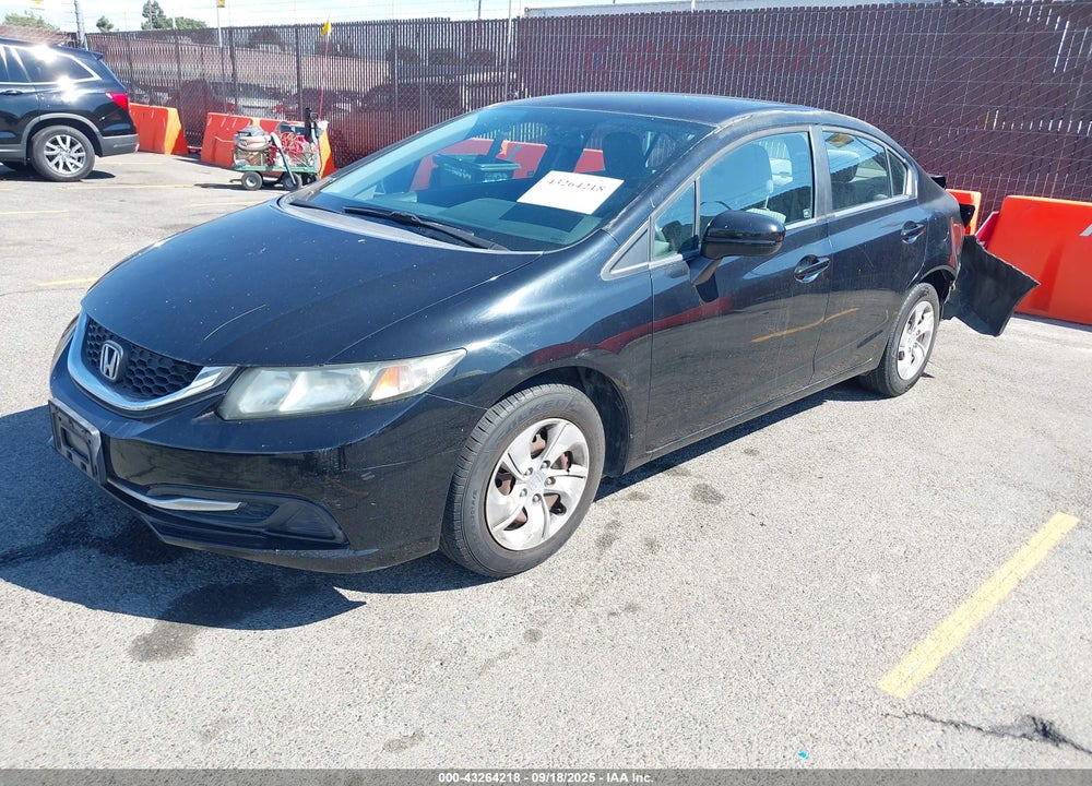2014 HONDA CIVIC LX VIN: 19XFB2F51EE250381