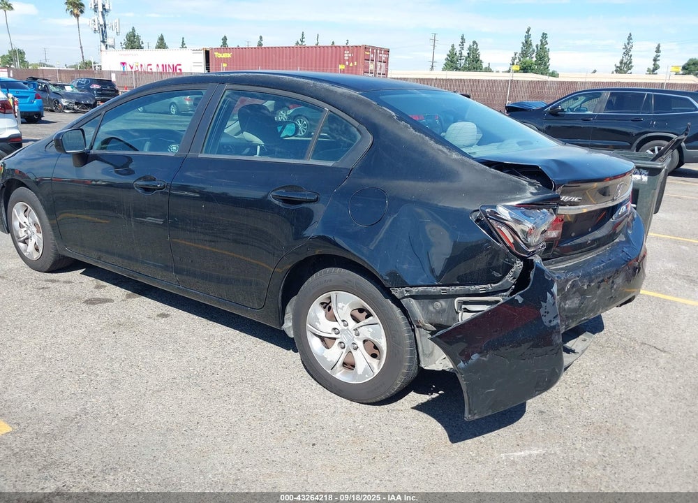 2014 HONDA CIVIC LX VIN: 19XFB2F51EE250381