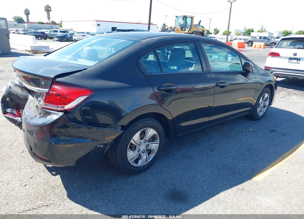 2014 HONDA CIVIC LX VIN: 19XFB2F51EE250381