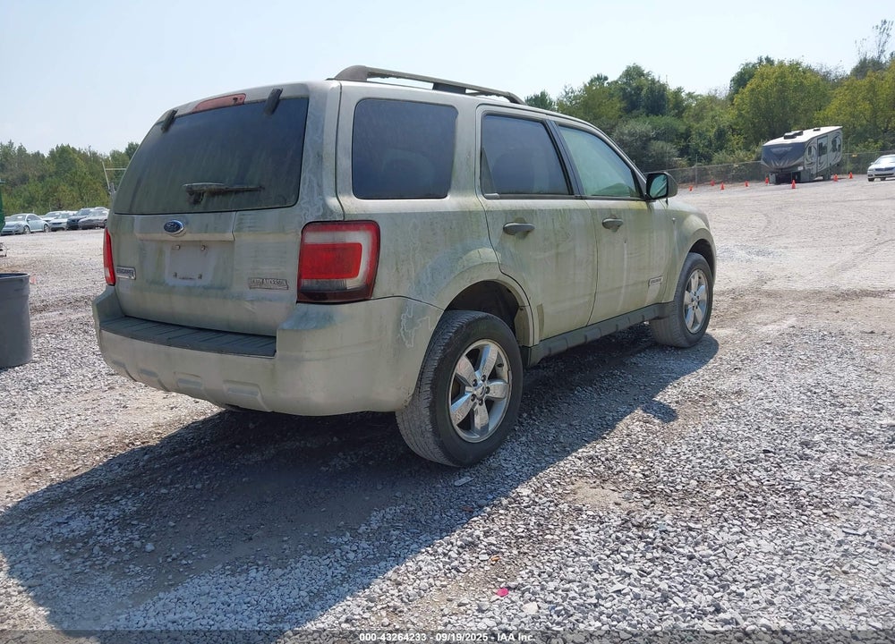 2008 FORD ESCAPE XLT VIN: 1FMCU03118KE12560