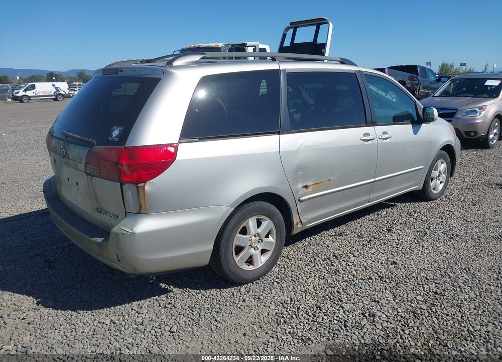 2004 TOYOTA SIENNA XLE VIN: 5TDZA22C84S181231