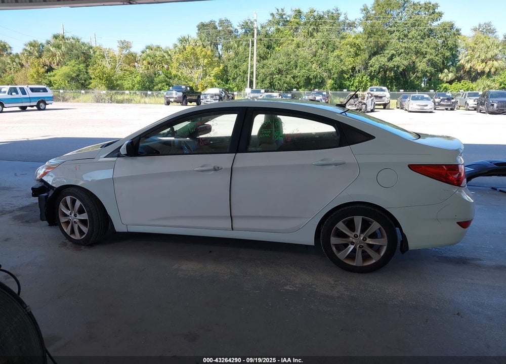 2014 HYUNDAI ACCENT GLS VIN: KMHCU4AE0EU738654