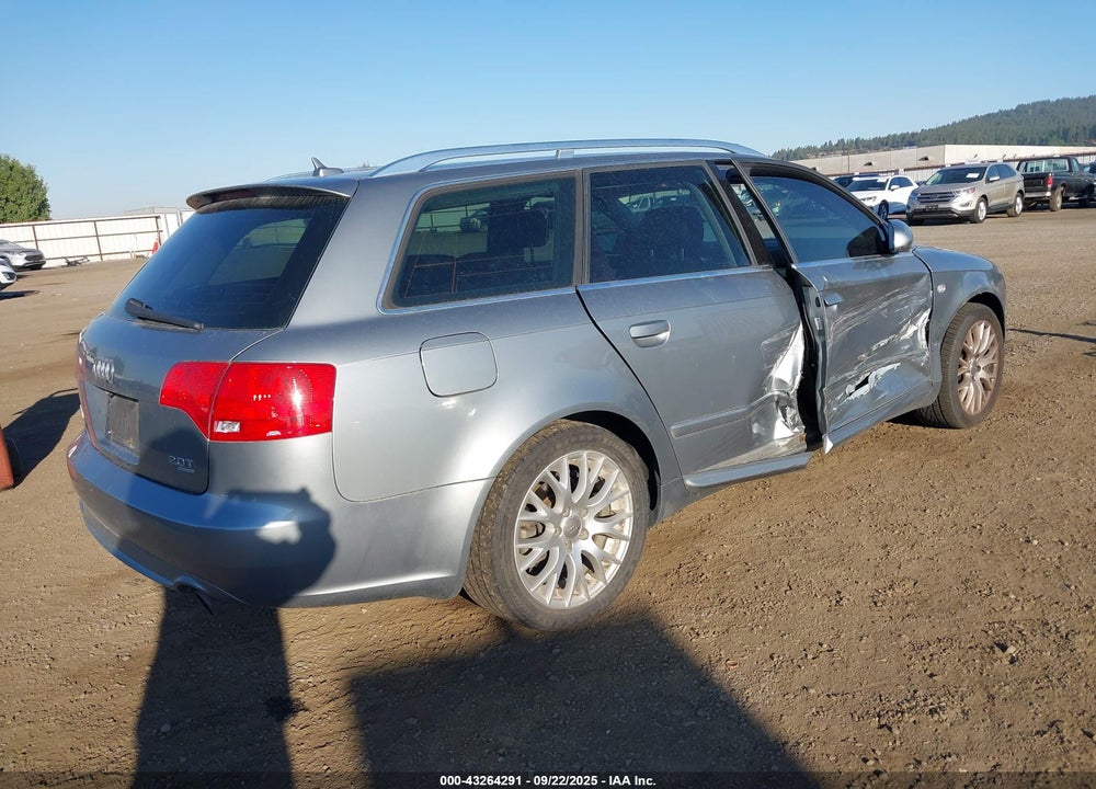 2008 AUDI A4 VIN: WAUKF78E48A167741