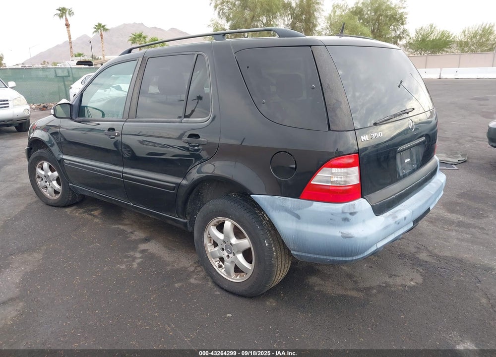2003 MERCEDES-BENZ ML 350 VIN: 4JGAB57E43A454887