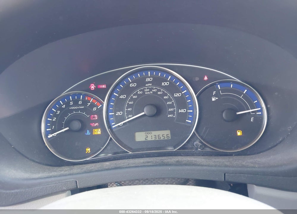 2011 SUBARU FORESTER VIN: JF2SHADC3BG704779