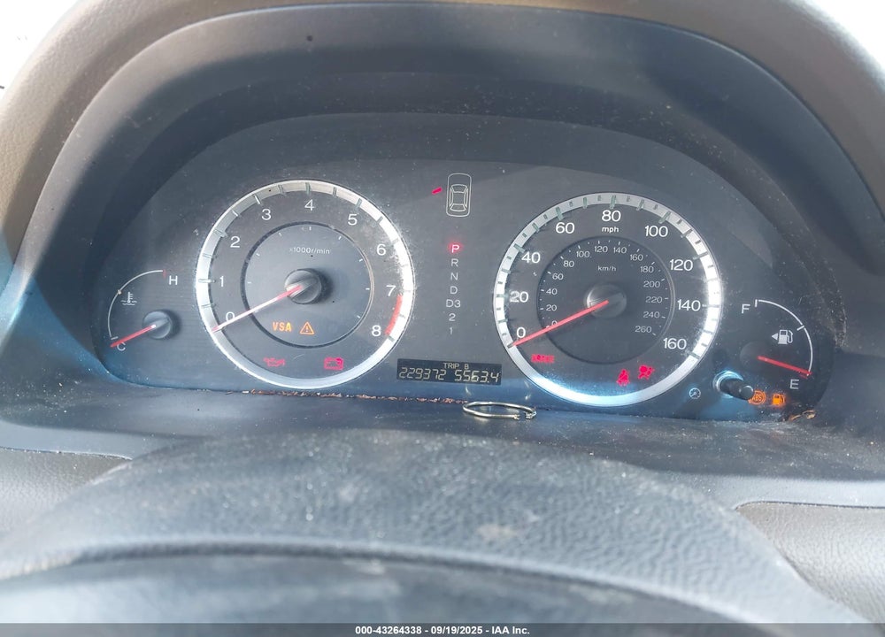 2009 HONDA ACCORD 2.4 EX VIN: 1HGCP26779A197637