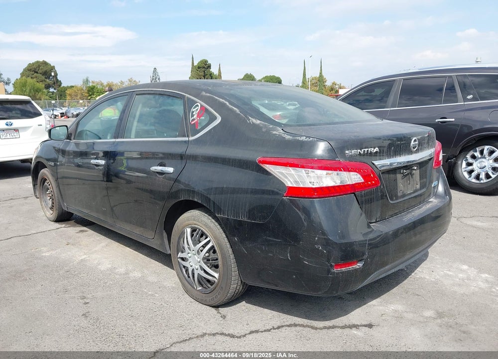 2014 NISSAN SENTRA S VIN: 3N1AB7AP5EY279061