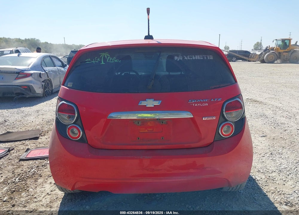 2015 CHEVROLET SONIC LTZ AUTO VIN: 1G1JE6SBXF4103136