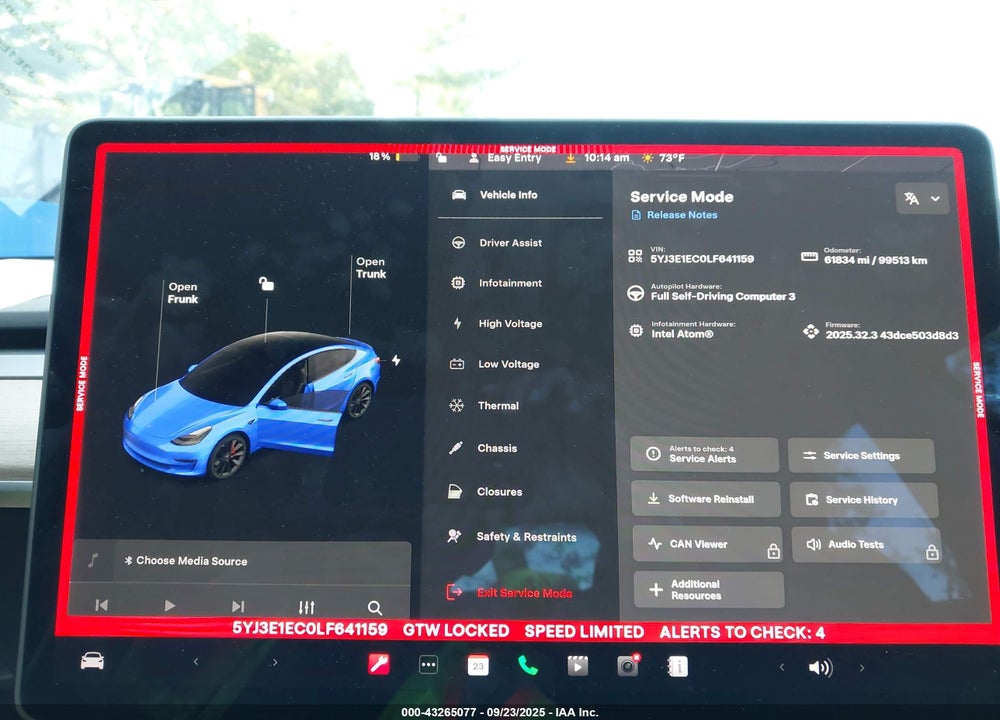 2020 TESLA MODEL 3 VIN: 5YJ3E1EC0LF641159