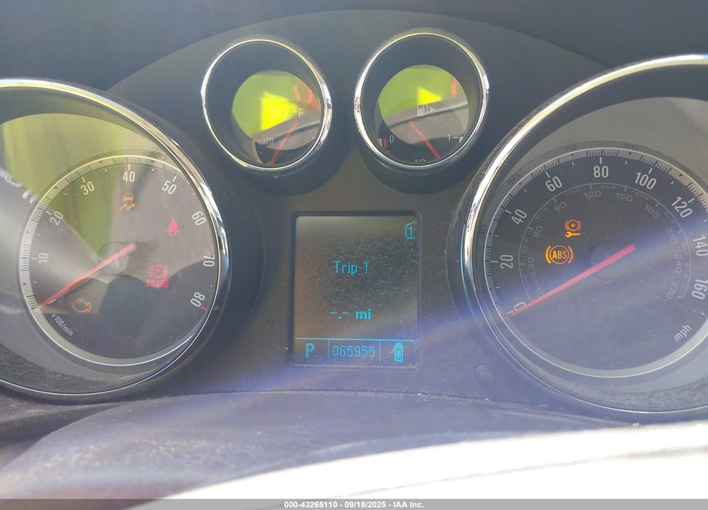2011 BUICK REGAL VIN: W04GN5EC2B1094325