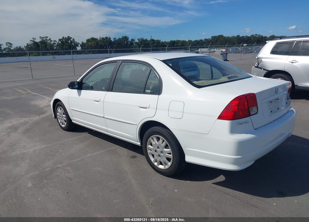 2005 HONDA CIVIC LX VIN: 2HGES16575H623533