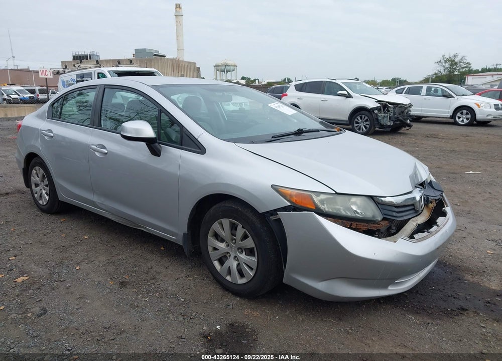 2012 HONDA CIVIC LX VIN: 2HGFB2F55CH306146
