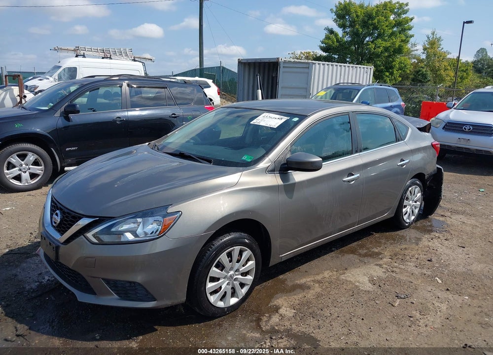 2016 NISSAN SENTRA SV VIN: 3N1AB7AP1GY284325