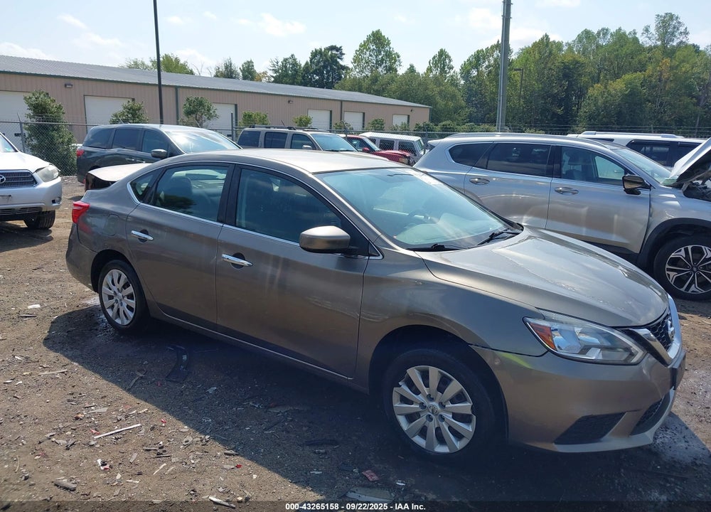 2016 NISSAN SENTRA SV VIN: 3N1AB7AP1GY284325
