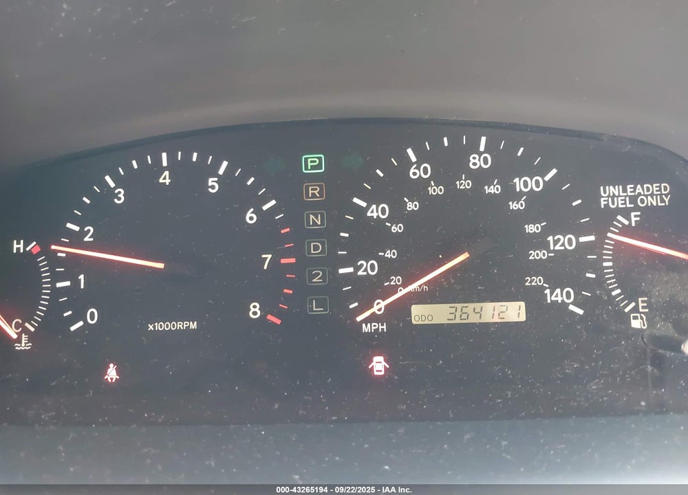 1997 LEXUS ES 300 VIN: JT8BF22G4V5006390