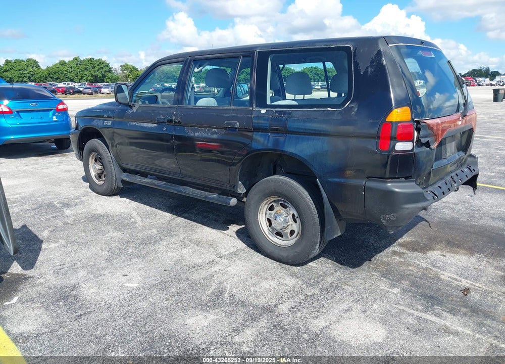 2000 MITSUBISHI MONTERO SPORT ES VIN: JA4LS21HXYP041143
