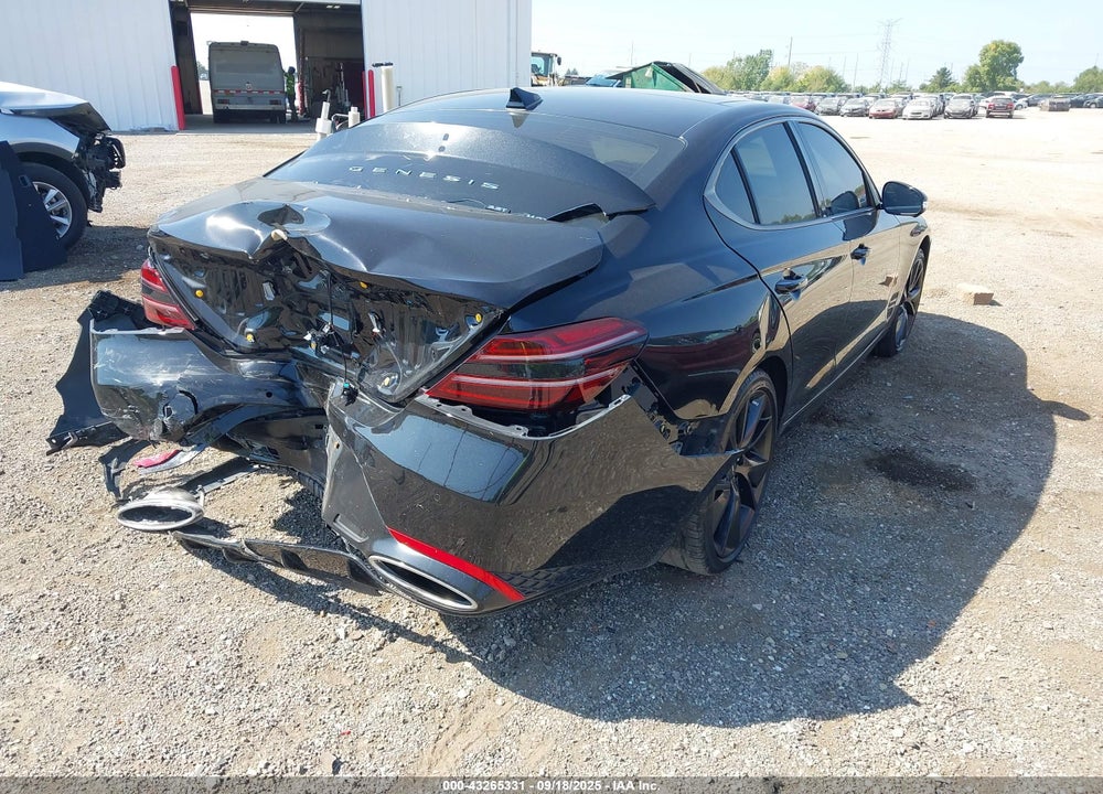 2022 GENESIS G70 VIN: KMTG54TE6NU096023
