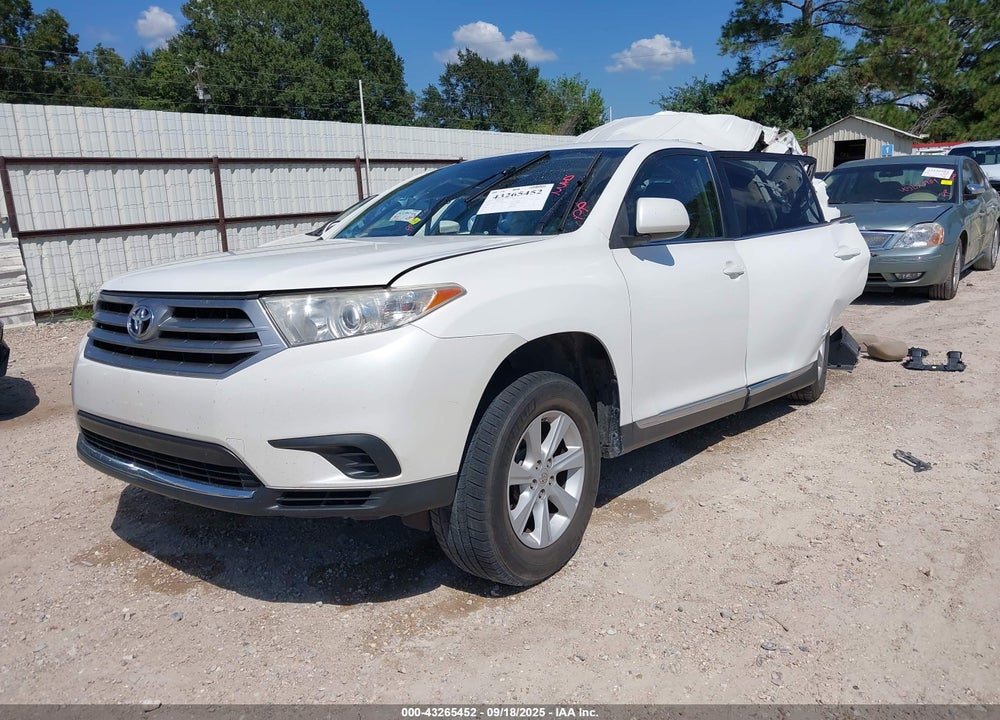 2013 TOYOTA HIGHLANDER VIN: 5TDZA3EHXDS042859