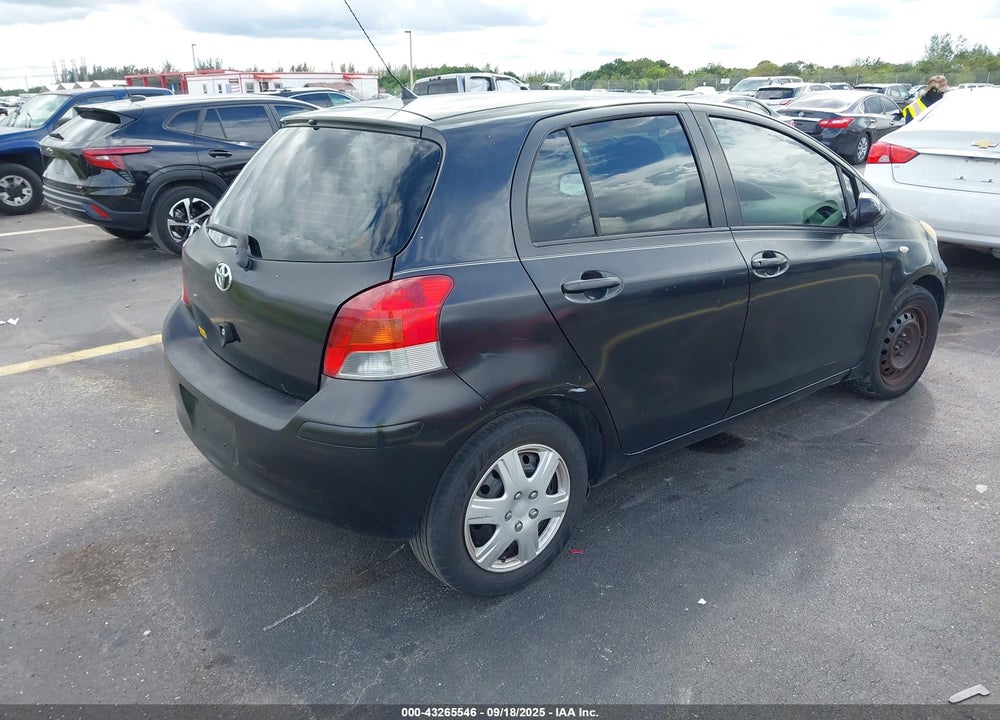 2009 TOYOTA YARIS VIN: JTDKT903395254218