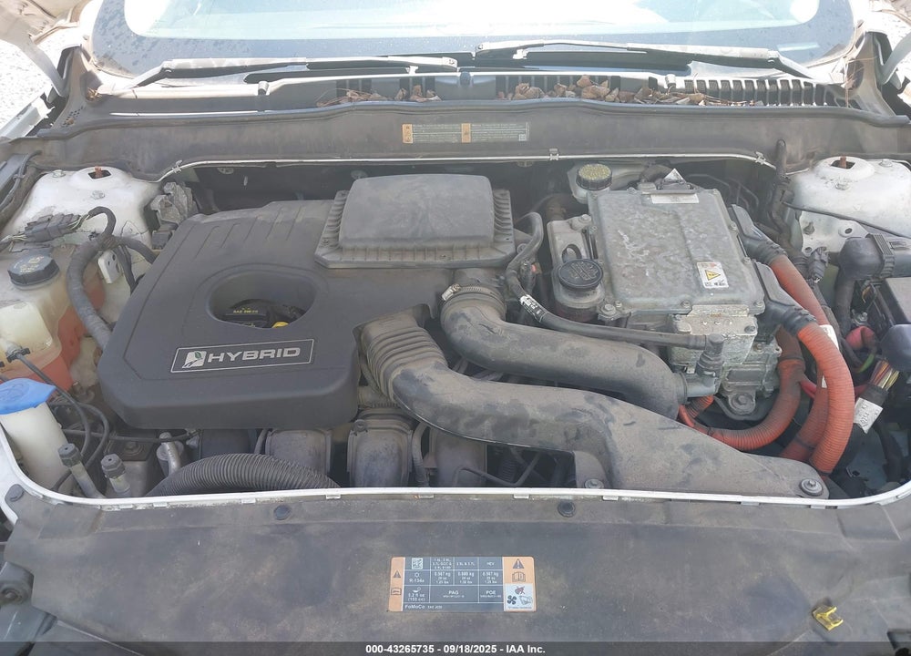 2013 FORD FUSION VIN: 3FA6P0LU7DR242140