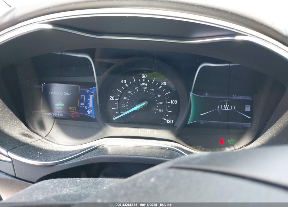 2013 FORD FUSION VIN: 3FA6P0LU7DR242140