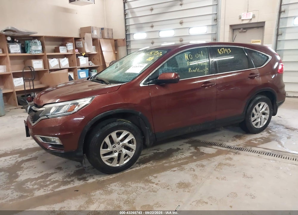 2016 HONDA CR-V VIN: 5J6RM4H55GL001926