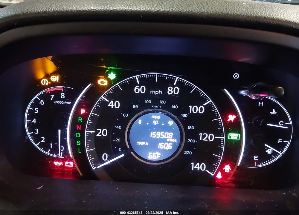 2016 HONDA CR-V VIN: 5J6RM4H55GL001926