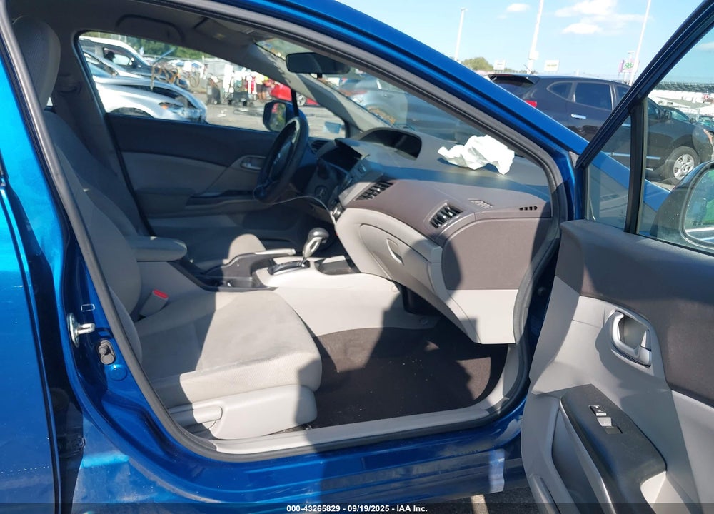 2012 HONDA CIVIC LX VIN: 19XFB2F5XCE369348