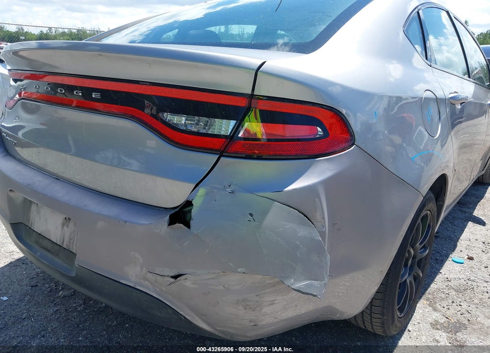 2015 DODGE DART VIN: 1C3CDFAA6FD120550