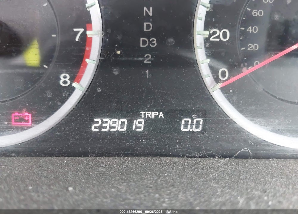 2009 HONDA ACCORD 2.4 LX VIN: 1HGCP26349A194210