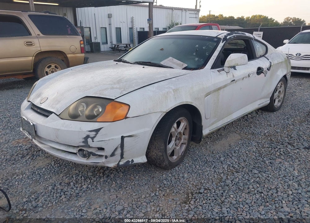 2003 HYUNDAI TIBURON GT V6 VIN: KMHHN65F63U061107