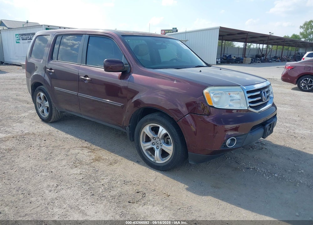 2014 HONDA PILOT EX-L VIN: 5FNYF3H51EB001637