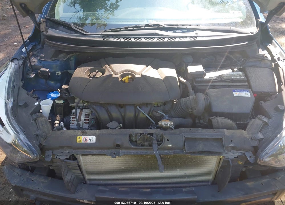 2016 HYUNDAI ELANTRA VIN: KMHDH4AE0GU480678